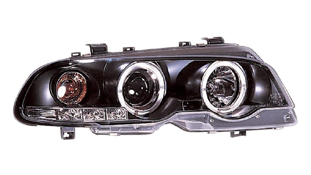 Set+de+phares+sur+mesure+pour+BMW+S%C3%A9rie+3+E46+Coupe%2FCabrio+1999-2002+-+Noir+-+incl.+Angel-Eyes+%26+Moteur